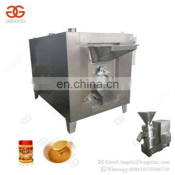Continuous Electric Automatic Cocoa Bean Grinding Sesame Tahini Production Line Hummus Jam Peanut Butter Line Machine photo-3