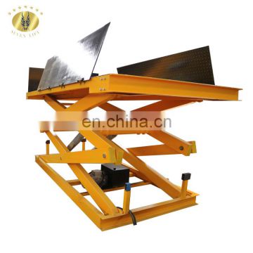 7LSJG Shandong SevenLift 1000kg manual hydraulic upright electric scissor elevator lift