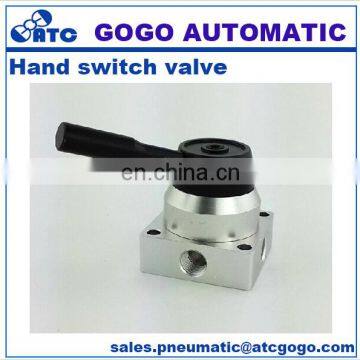 GOGO ATC 4 Way 3 Position Pneumatic Air Hand Pull Push Valve K34R8-L8 Port 1/4" BSP Manual Valve photo-3