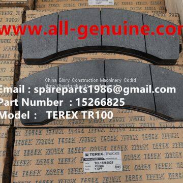 TEREX 15266825 BRAKE PAD TR100 TR70 TR60 TR70 MT4400AC OFF HIGHWAY RIGID DUMP TRUCK MINING HAULER TRANSMISSION