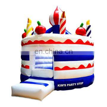 Happy birthday  Inflatable cake  bounce house bouncy castle, Inflatable bouncer for birthday party
