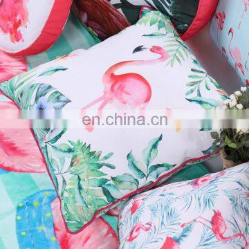 Custom Colorful New Design Flamingo Party Print Seat Back Cushion or Pillow Modern Printed Chair Outdoor Cushion photo-3
