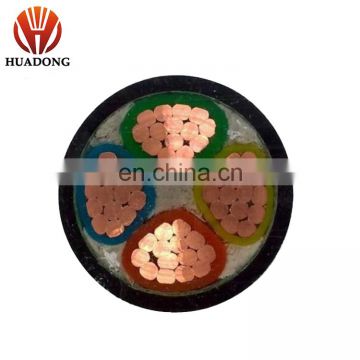 Huadong cable low Voltage High quality 0.6/1(12)kv 4x300mm2  pvc electrical power cable