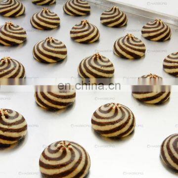 Three Colors Automatic Cookies Machine Cookies Production Line