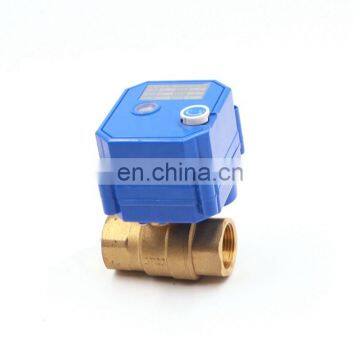 Normally Closed/Normal Closed low current  Brass Electric motor Valve