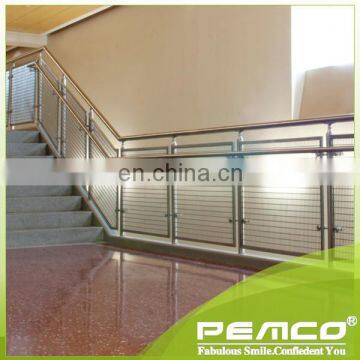 100% Raw Material Mold Stainless Steel Baluster Stairs Glass