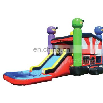 Ninja Bounce House Water Slide Combo Commercial Kids Jumping Inflatables Castle For Sale