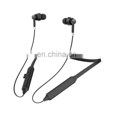 sweatproof and waterproof wireless earphone bluetooth neckband headphone earphone