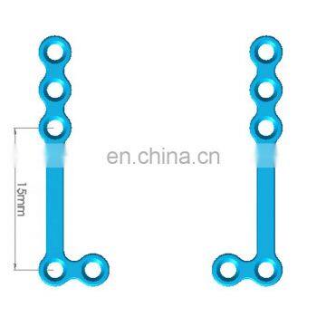 Excellent Quality Orthopedic Surgery Implants 1.5mm CE Certified L-shaped Maxillofacial Plate Type-II