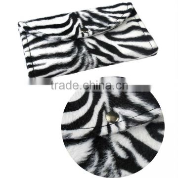 professional zebra cosmetic package bags cosmetic packaging supplies