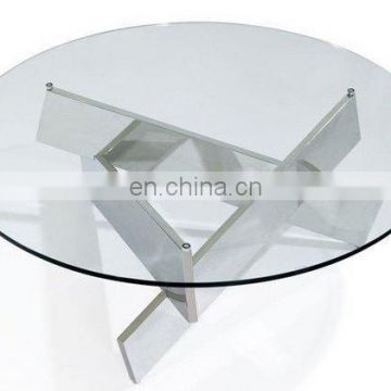 round rectangle affordable prices  toughened tempered glass table top glass top customized