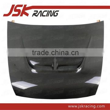 CARBON FIBER HOOD BONNET WITH HOLE FOR 2003-2007 HONDA ACCORD (JSK121327)