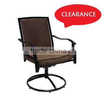 Outdoor Swivel Chair,Rattan Swivel Chair,Metal Frame Arm Chair