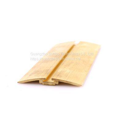 Luxury Decorative Extruded Brass Profile Brass Door Track