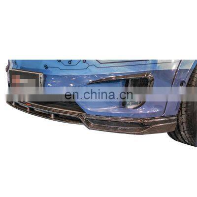 High Quality Carbon Fiber Fog Light Cover Canards for Tesla Model x photo-3