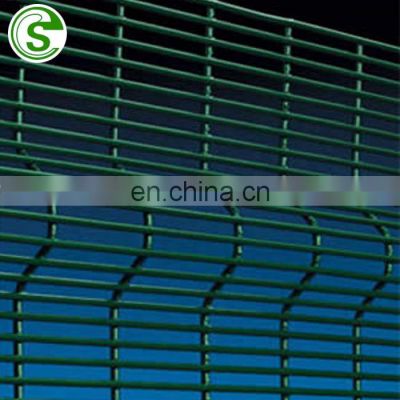 Durable welded 358 anti climb high security wire mesh fence for sale