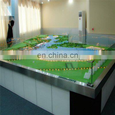 3d view master plan model for city and urban plan ,light landscape model