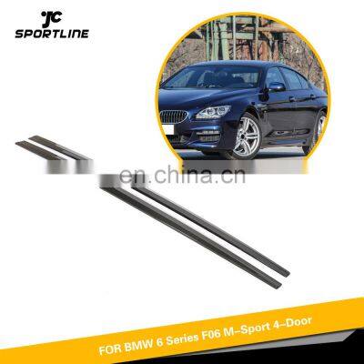Carbon Fiber F06 M TECH Side Skirts Extension of Body Kit for BMW 640i 650i Gran Coupe M Sport 12-17 photo-2
