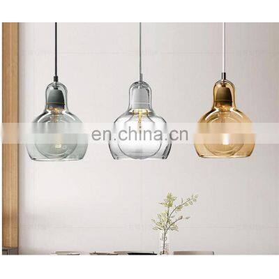 Vintage Glass Hanging Light Indoor Decorative Ceiling Pendant Light Glass