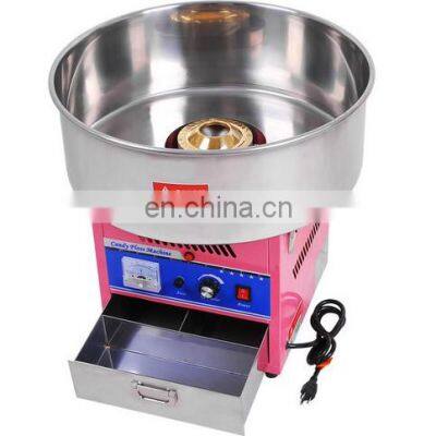 Color cotton candy machine with music and lights long sugar wire electric cotton machine price