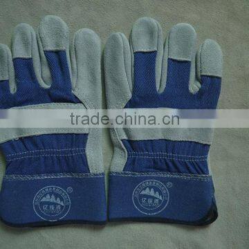 Cow Split Leather Safety and Protective Working Gloves for Workers photo-2
