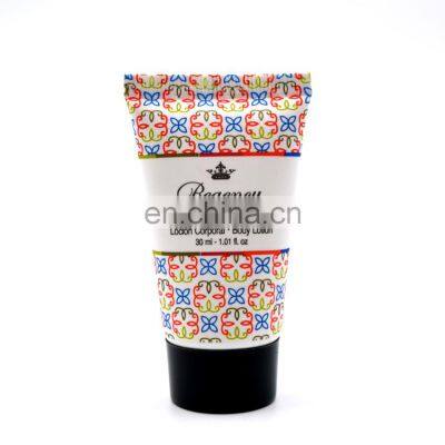 Mini body lotion private label 30ml in tube for hotel bathroom accessories