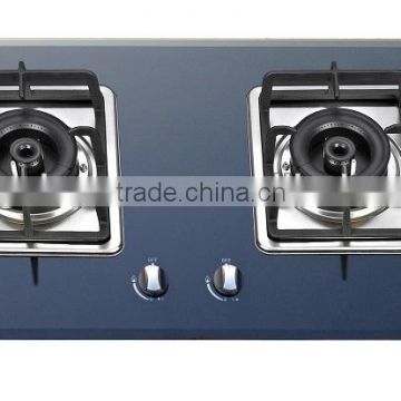 2 Burner Glass Gas Cooktop