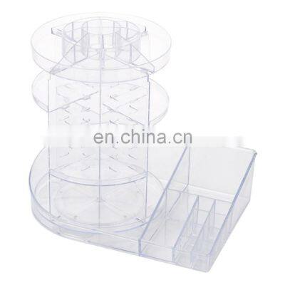 Cosmetics Organizer Jewelry Acrylic Makeup Display Storage Box Makeup Organizer With Tray