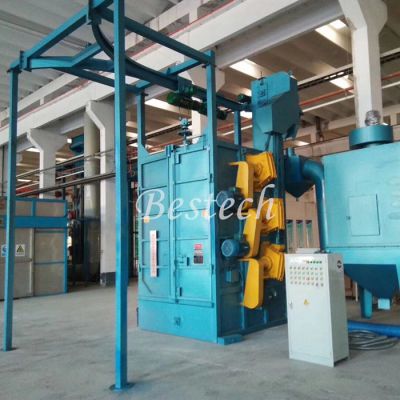 Y type Spinner Hanger Shot Blasting Machine