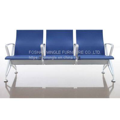 PU Foam Waiting Chair With USB Power Charger Airport Chair