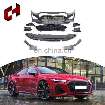 CH Popular Products Side Skirt Rear Spoiler Wing Grille Exhaust Grille Fender Vent Body Kit For Audi A7 2019-2021 To Rs7