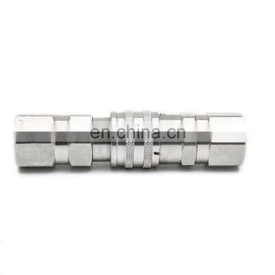 Carbon Steel Stainless Steel 1/2 Inch ISO 16028 Hydraulic Fittings Hydraulic Quick Couplings for Skid Steer Loader photo-2