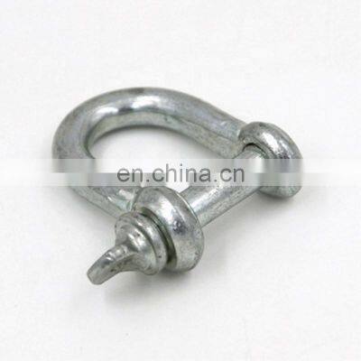 Custom U Type SUS 304 316 Stainless Steel Forged Dee / Bow Shackle