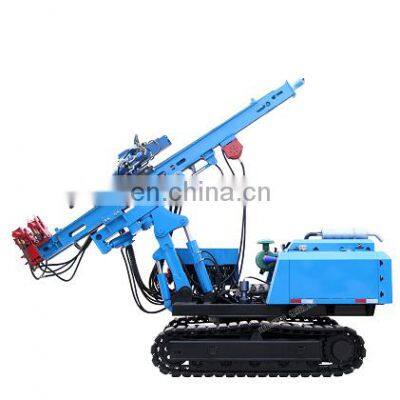 Photovoltaic crawler hydraulic hammer vibratory pile driver