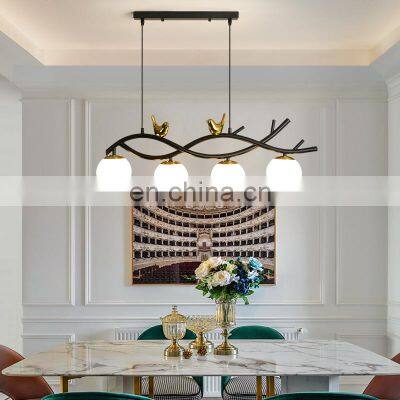 Nordic LED Pendant Lamp Bar Decor Led Chandeliers For Restaurant Lving Room Modern Simple Long Hanging Lighting photo-4