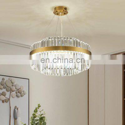 Factory NEW Design Living Room Pendant Light LED Chandelier Hotel Project Villa Luxury K9 Crystal Chandelier photo-4