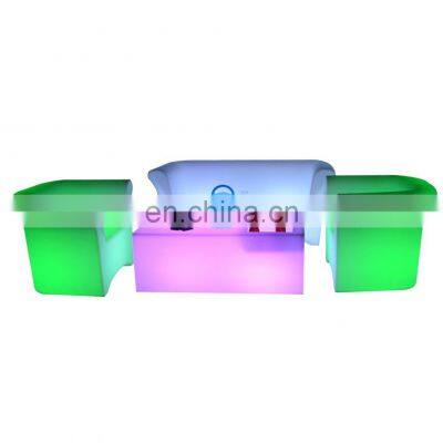 Indoor Outdoor Led Bar Tables and Chairs Sofa Set Furniture Tables and Chairs for Events Hookah Lounge Furniture Smart Sofa Set photo-2