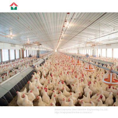 Prefabricated Steel Structure Automatic Temperature Control Metal Chicken House Layer photo-3