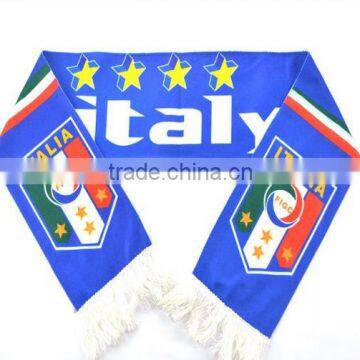 Soccer Fan Scarf, Custom Print Knitted Football Scarf