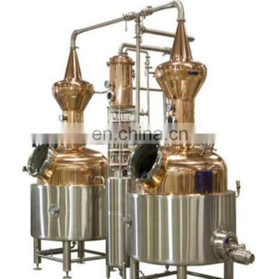 turnkey project Copper distiller Alcohol distilling equipment