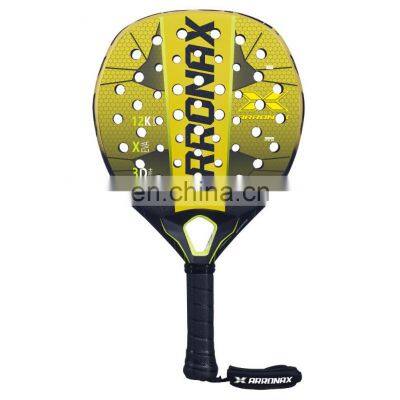 Professional Padel Racket Carbon Fiber Soft Padel Rackets Adult Sport Training Accessories Racket