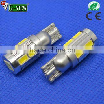 hot product automobile parts T10 5630 10smd car auto led bulb light