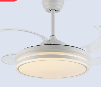 Smart guest dining room frequency conversion fan light Zhongshan lighting 48-inch full spectrum modern bedroom ceiling fan light suction