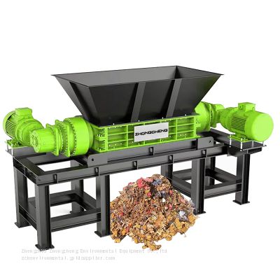 ZhengZhou ZhongCheng Environmental Equipment Waste Steel Shredding Machine Industrial Scrap Metal Recycling Machine Large Double Shaft Shredder