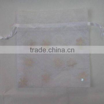 Beautiful Printed Wedding/cjristmas/party Organza Gift Bags China Manufacturer for Packing Candy Gift photo-4