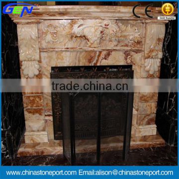 Unique Design Indoor Marble Fireplace For Sale