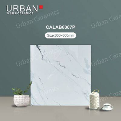 2025 New Design 600X600mm Vitrified Ceramic Glazed Polished Porcelain Floor Wall Tile
