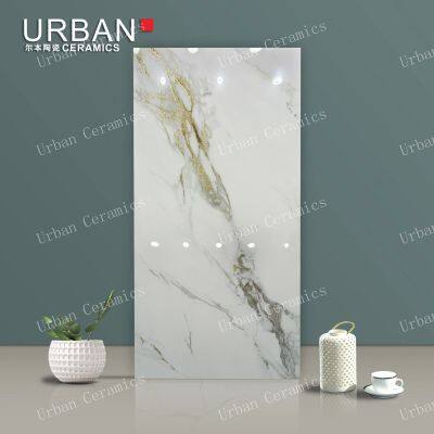 Qingdao Gloden 600X1200mm  Ceramic Glossy Glazed Polished Porcelain Floor Wall Tile
