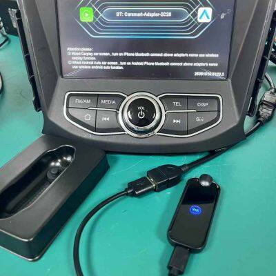 Carplay Android Auto Wired to Wireless CP/AA 2 in 1 Adapter photo-5