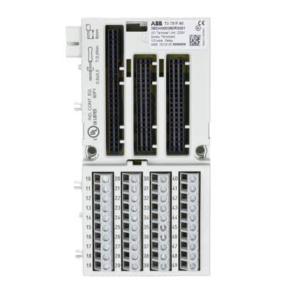 ABB TU731F 3BDH000380R0001 I/O Terminal Unit, 230 VAC